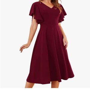 Burgundy Bridesmaid Dress